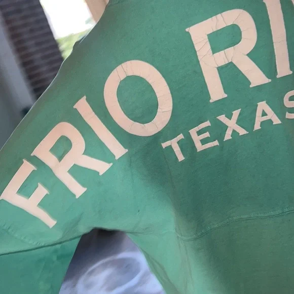 Frio River TX Texas longsleeve Spirit size Small 100% cotton t-shirt casual top - Picture 2 of 8